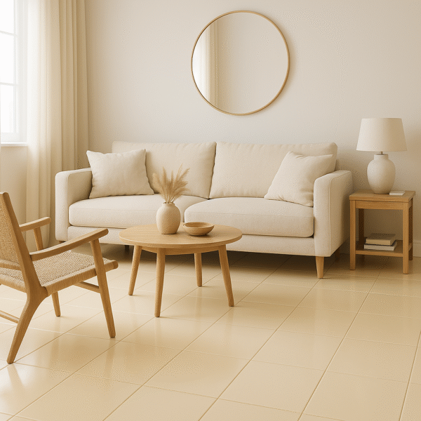 Porcelanico 66x66cm Beige Pulido - Imagen 5