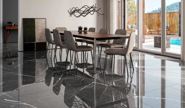 Porcelanico 68x68 Piero Black Brillante - Imagen 8