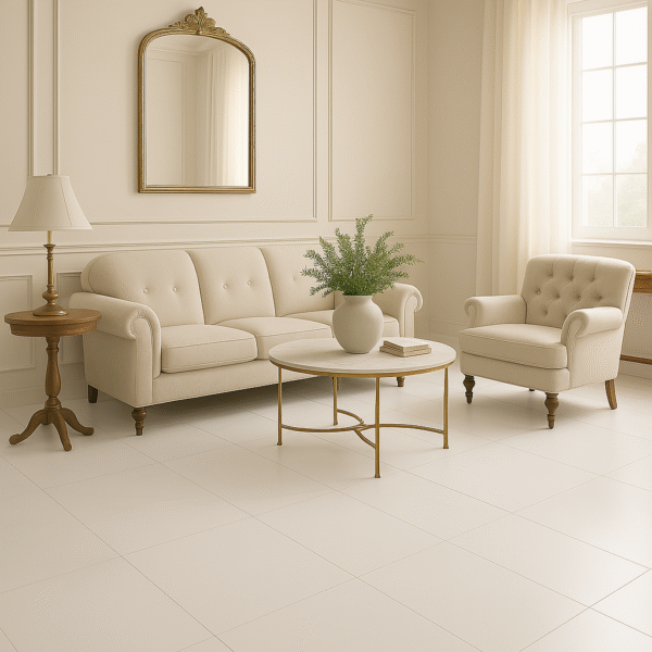 Porcelanico Blanco Rt Pulido 60x60cm - Imagen 2