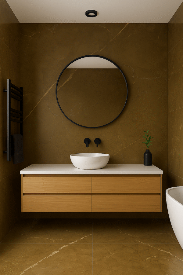 Porcelanico Gran Soberano Brown Rt Polido 60x120 - Formigres - Imagen 3